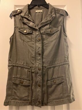 Altar'd State Olive Green Utility Vest